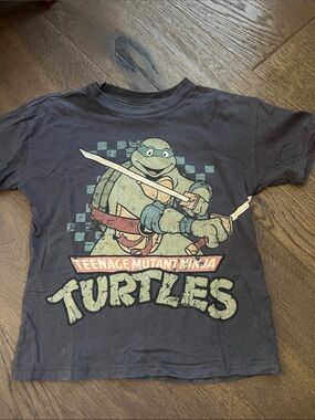 Cotton On Teenage Mutant Ninja Turtles Boys Navy Graphic T-Shirt